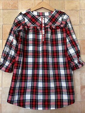J Crew Tartan Dress or Nightgown Size 6